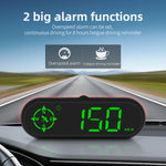 G9 Car HUD Head-up Display Car GPS Multi-function Speedometer Compass HD Head-up Display 360° Rotating Suction Fit All Vehicle