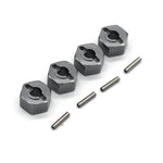 LinkMejor 16207 16208 16209 16210 H16 1/16 Rc Car Metal Upgrade Parts Hexagon Connector