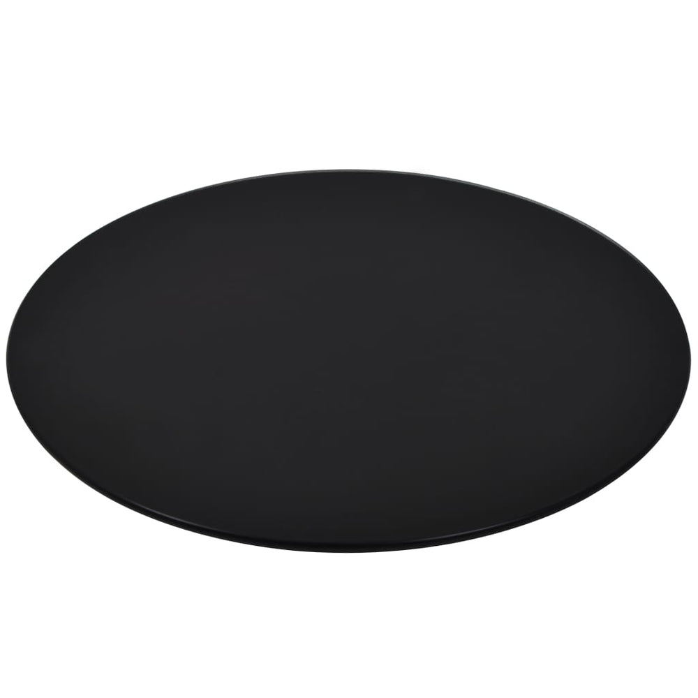 Desk Top Tempered Glass Round 35.4"