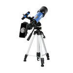 [US Direct] AOMEKIE AO2002 400/70mm Refractor Adult Astronomical Telescope with Phone Adapter Adjustable Tripod and Finder for Beginners and Amateurs to Observe the Moon AO2002