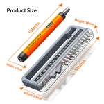 32-in-1 Precision Electric Screwdriver Set 3.5N.m. Cordless Power Tool Kit USB Rechargeable Household Home Use Tools
