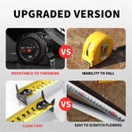Stainless Steel Tape Measure Retractable with Lock Nylon Coated Wear-Resistant Waterproof High Precision Optional Sizes 3M 5M 7.5M