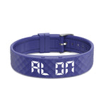 W5VP Smart Fitness Bracelet IP65 Waterproof Sleep Monitor Step Counter LED Display 45 Days Standby Activity Tracker Smart Watch for Men Women