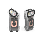 LinkMejor X3 Owl 700LM Mini LED Keychain Flashlight 180° Rotating Head Best EDC Flashlight Wireless Charging Base Ultra-light Weight Mini Torch Camping Tent Lamp