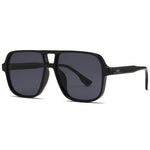 Fashion Square Double-bridge Pilot Sunglasses for Men Women UV400 Protection Sun Glasses for Driving Travel Fishing