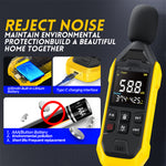 LinkMejor FDM01 High-Precision Digital Noise Decibel Meter 31.5Hz-8.5KHz Range 30-130dB Fast Slow Response Top Rated Acoustic Analysis Tool