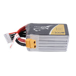 LinkMejor 22.2V 1300mAh 75C 6S XT60 Plug Lipo Battery for FPV RC Racing Drone