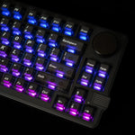 LinkMejor NS75 Hall Effect Magnetic Switch Mechanical Keyboard with Rotary Knob Tri-mode 83-keys Hot Swappable RGB 0.005mm RT Accuracy 8K Polling Rate