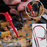 8018plus Multimeter Test Leads Kit Gold Plated Interchangeable Probe Heads Electrical Alligator Clips Multimeter Accessories