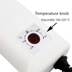120W EU Plug Hot Glue Gun Hot Melt Glue Gun Kit Adjustable Temperature Professional Heavy Duty Hot Glue Gun for Home Quick Repairs DIY Small Projects Arts and Crafts