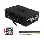 Orange Pi 5 Max Case with Fan Active Passive Cooling Metal Shell Optional Antenna Aluminium Heatinks