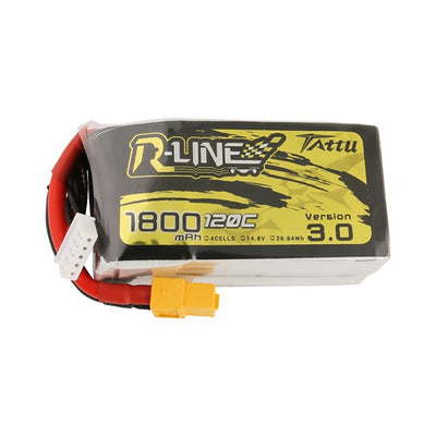 LinkMejor R-LINE V3.0 14.8V 1800mAh 120C 4S LiPo Battery XT60 Plug for Helicopter Airplane RC Drone FPV Racing