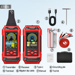 EU Direct AV TOOLTOP ET836 ET838 Network Cable Tester Multimeter 400V Voltage Testing LCD Display Live Wire Tracing Rechargeable Battery