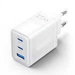 [GaN Tech] Vention FER 65W 3-Port USB PD Charger USB-A+2USB-C PD3.0 QC3.0 PPS SCP FCP AFC Apple2.4A Fast Charging Wall Charger Adapter EU Plug for iPhone 16 15 Pro 14 13 12 Pro Max for Huawei Mate XT for Xiaomi 15pro