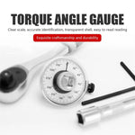 Premium CR-V Long Handle Torque Wrench High Hardness Good Toughness Calibrated in Degrees for Car Repairing 1/2 Inch Torque Gauge Silvering Automotive Tools