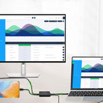 C-HD019 8K 60Hz USB-C Bi-Direction Switch 1x2/2x1 Data Video Switcher USB 3.0 Gen2 PD 100W Splitter for Computer Monitor Multiple Source KVM