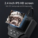 Inskam 8.0mm Industrial Endoscope with HD Camera 2hr Battery Life IP67 Waterproof 2.4-inch IPS Screen for Automotive Inspections No Photo or Video