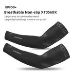 LinkMejor Bike Arm Sleeve Breathable Quick Dry UPF50 UV Protection Cycling Sport Sleeve Ice Fabric Sunscreen Sports Wear Fitness Arm Sleeve