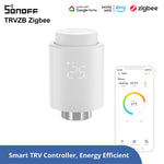 LinkMejor TRVZB Smart Zigbe Thermostatic Radiator Valve Intelligent Thermostat Temperature Controller APP&Voice Control Work with Alexa Google Home