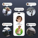 LinkMejor Smart Tracker MFI Certification Anti Lose Reminder Device Key Wallet Car Smart Air Tag Works with Apple Find My IOS System