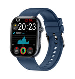 ET587 1.96inch AMOLED Display ECG Function Micro-physical Examination SOS Emergency bluetooth Call Heart Rate Blood Pressure Blood Oxygen Monitor Sleep Body Temperature Measurement Women's Health Multi-sport Modes IP68 Waterproof Smart Watch