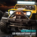 LinkMejor SG206 PRO/MAX RTR 1/20 2.4G 4WD Brushed/Brushless RC Car Wrangler Rock Crawler Off-Road Climbing Truck LED Lights Metal Frame Full Proportional Vehicles Models Toys