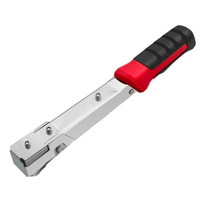 Manual Hammer Tacker Stapler Alloy Steel Ergonomic Handle Quick Loading Design Door Type Staples Carpentry Decoration Furniture Production Interior DIY Tool