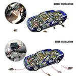 12V Car Electronic Rodent Repellent Ultrasonic Anti-Rat Mouse Repeller for Cars Non-Toxic Keep Rodents Marten Animal Away Car Electronic Mouse Repeller