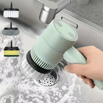 Tevorex 1200mAh Electric Cleaning Brush Household Toilet Cleaning Artifact Handheld Kitchen Wireless Convenient Dishwasher Home Supplies