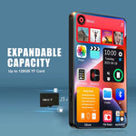 4-inch Touch Screen MP3 Player bluetooth Hi-Fi Sound Built-in 16GB Memory 24H Playback FM Radio Recording Ebook 1000mAh Battery Portable Music Player Lossless Music
