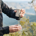 LinkMejor Minipresso NS2 18Bar Portable Espresso Maker Compatible with NS Original Capsules Manually Operated Small Handheld Coffee Machine for Travel Camping