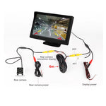 Car Reversing Display 4.3 Inches Rotatable 160 ° Optional Rear View Camera Easy to Install Suitable for A Variety of Models