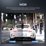 LinkMejor Dash Cam M550 Max 4K+1K+2K Built-in GPS WiFi Car Dash Camera Front Inside Rear 3 Way IR Night Vision Car DVR Support Rear Cam