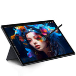 LinkMejor S150 4K 15 Inch Portable Touchscreen Monitor Drawing Display with Pen and Infinitely Adjustable Stand USB C External Screen for Smartphone Tablet Laptop Game Consoles