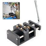 Ganwei Self Centering Woodworking Clamp Vise MGO-000-0167 CNC Aluminum Alloy Compact Design V Trough Precision Alignment Drill Press Tool