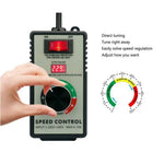 Adjustable Voltage Stabilizer Speed Controller AC 220V 4000W Precision Regulation LED Display Overload Protection Electric Tools Fans Heating Devices