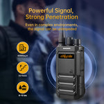 Chierda CD3107 Long Range Walkie Talkies UV Dual Band Two Way Radio 4000mAh Type-C Charging Anti Interference Secure Communication Transceiver Ham Radios