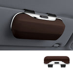Multifunctional Car Glasses Storage Box Sunglasses Case Car Sun Visor Glasses Clip Box