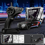 LinkMejor D43-01Q RTR 1/64 2.4G 4WD Mini Drift RC Car Sports Alloy Body Shell LED Light High Speed On-Road Micro Racing Remote Control Vehicles Models Desktop Ornaments Toys