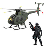 LinkMejor 1/25 XS-01 XS-02 XS-03 Night Raid Pilot / Assault Pilot / Tactical Night Raid Pilot Model Applicable for Eachine E220S MD500 RC Helicopter(Not Include the RC Helicopter)