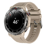 MK68 1.43inch AMOLED Display Compass bluetooth Call Heart Rate Blood Oxygen Monitor Stress Testing Women's Health Sleep Monitoring Multi-sport Modes Music Playback IP68 Waterproof Smart Watch