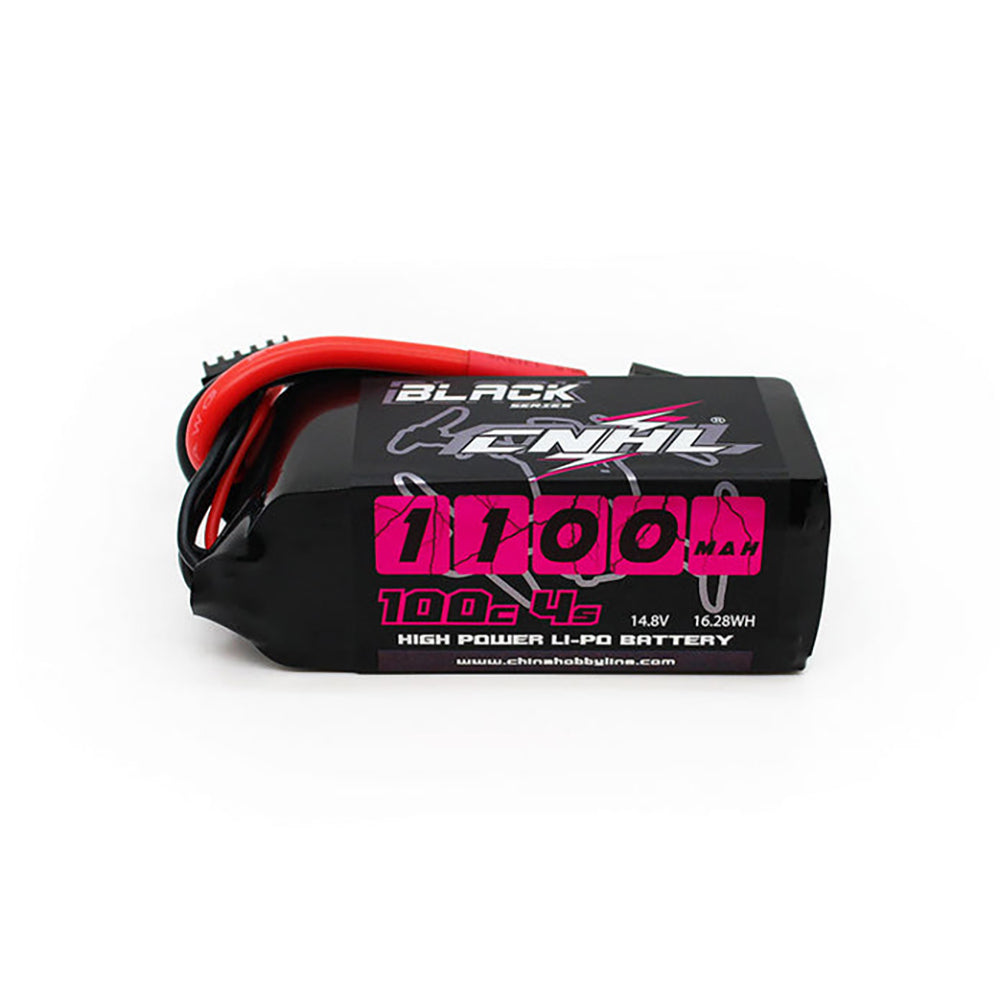 LinkMejor Black Series 14.8V 1100mAh 100C 4S LiPo Battery XT60 Plug for RC Drone FPV Racing