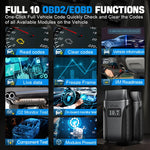 LinkMejor Anyscan A30M OBD2 Scanner Diagnostic Tools bluetooth Enhanced With Andriods/IOS 26+ Reset Service Car Code Reader CANFD Protocol Lifetime Free Update