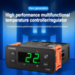 KWS-CH302 AC110-220V LED Digital Thermostat for Incubator Temperature Controller Dual Sensor Refrigeration Defrosting Alarm
