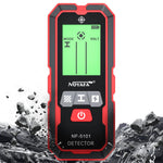 LinkMejor NF-5101 Wall Scanner Stud Finder 5-in-1 High Precision Detector Metal Wood Live Wire Locator LCD Display IP54 Waterproof Automatic Calibration
