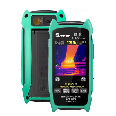 LinkMejor ET14C+ 2.8inch Thermal Imager 25Hz Home Thermal imaging Camera ISR240x240 Thermography with Stand Electrical Fault Detect
