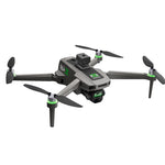 LinkMejor ZH8 WiFi FPV with 4.3inch LCD Screen Controller HD Camera Servo Gimbal 360° Obstacle Avoidance One-Key Airdrop Optical Flow Positioning Brushless Foldable RC Drone Quadcopter RTF