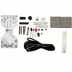 Electronic LED Dot Matrix Hourglass DIY Kit Gravity Sensor Adjustable Countdown Timer Clock Educational Soldering Practice Kit