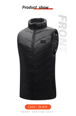 21 Heated Zones 4 Switches Electric Heated Jackets Sportswear Coat For Men Women Outdoor Camping
