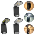 Elfeland Solar Powered Outdoor Wall Light Remote Control Waterproof 3 Lighting Modes Energy Saving Balcony Garden Decoration Light